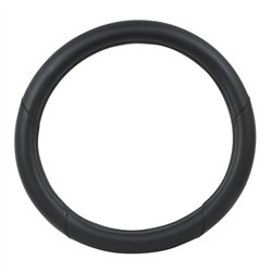 GG54067 - 18" DELUXE STEERING WHEEL CVR MATTE CARBON FIBER & BLACK