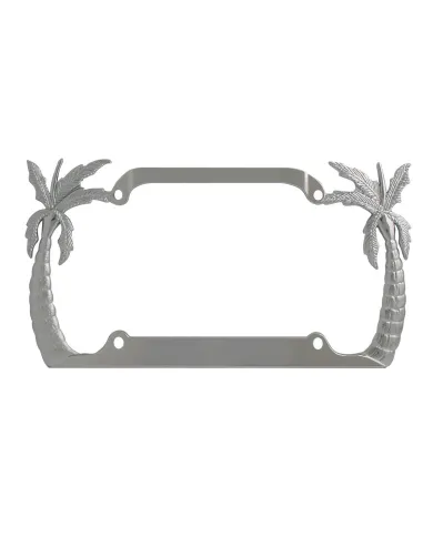 GG60250 - CR. PALM TREE LICENSE PLATE FRAME