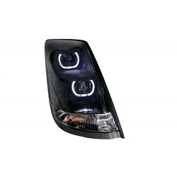 UP31269-Blackout Projection Headlight With White LED Light Bar For 2003-2017 Volvo VN/VNL - Passenger