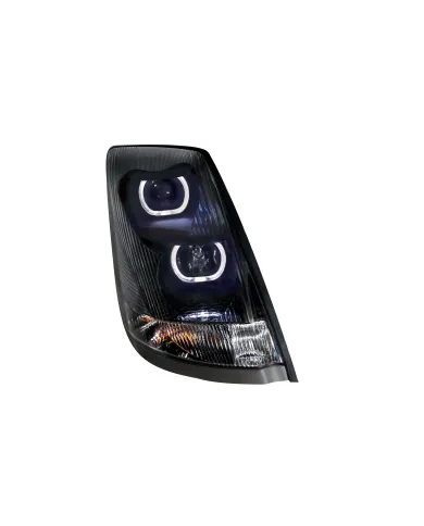 UP31269-Blackout Projection Headlight With White LED Light Bar For 2003-2017 Volvo VN/VNL - Passenger