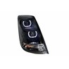 UP31269-Blackout Projection Headlight With White LED Light Bar For 2003-2017 Volvo VN/VNL - Passenger