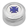 GG66951 - CR. PLASTIC A/C KNOB W/BLUE IRON CROSS FOR PETE 2005 UP