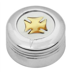 GG66952 - CR. PLASTIC A/C KNOB W/GOLD IRON CROSS FOR PETE 2005 UP