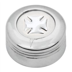 GG66956 - CR. PLASTIC A/C KNOB W/SILVER IRON CROSS FOR PETE 2005 UP