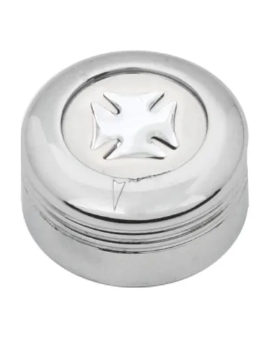 GG66956 - CR. PLASTIC A/C KNOB W/SILVER IRON CROSS FOR PETE 2005 UP