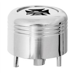 GG66960 - CR. PLASTIC A/C KNOB W/BLACK IRON CROSS FOR PETE
