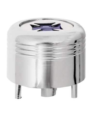 GG66961 - CR. PLASTIC A/C KNOB W/BLUE IRON CROSS FOR PETE