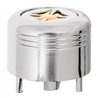 GG66962 - CR. PLASTIC A/C KNOB W/GOLD IRON CROSS FOR PETE