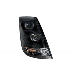 UP31269-Blackout Projection Headlight With White LED Light Bar For 2003-2017 Volvo VN/VNL - Passenger