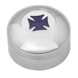 GG66971 - CR. PLASTIC A/C KNOB W/BLUE IRON CROSS FOR KW 2002 UP