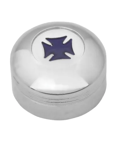 GG66971 - CR. PLASTIC A/C KNOB W/BLUE IRON CROSS FOR KW 2002 UP