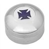GG66971 - CR. PLASTIC A/C KNOB W/BLUE IRON CROSS FOR KW 2002 UP