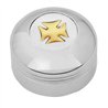 GG66972 - CR. PLASTIC A/C KNOB W/GOLD IRON CROSS FOR KW 2002 UP
