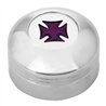 GG66974 - CR. PLASTIC A/C KNOB W/PURPLE IRON CROSS FOR KW 2002 UP