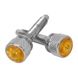 GG67060 - CR. DASH SCREW W/AMBER CRYSTAL FOR KENWORTH