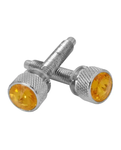 GG67060 - CR. DASH SCREW W/AMBER CRYSTAL FOR KENWORTH