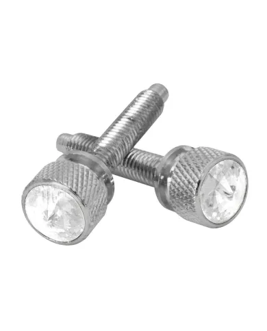 GG67142 - CR. SCREW W/CLEAR CRYSTAL FOR KENWORTH BUTTON HEAD DASH