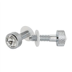 GG67182 - CR. SMALL DASH SCREW W/CLEAR CRYSTAL FOR PETERBILT 2000 UP