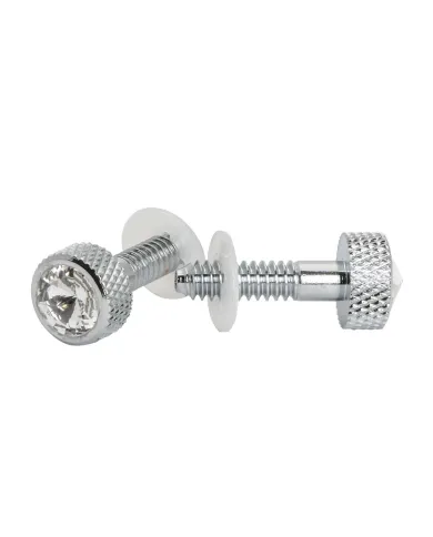 GG67182 - CR. SMALL DASH SCREW W/CLEAR CRYSTAL FOR PETERBILT 2000 UP