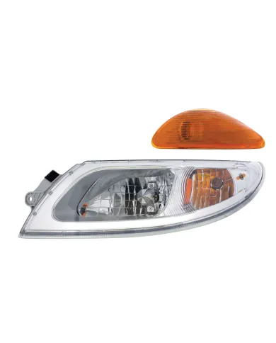 UP31276-Headlight With Turn Signal For International Durastar (2002-2018) & MV (2019-2022) - Driver
