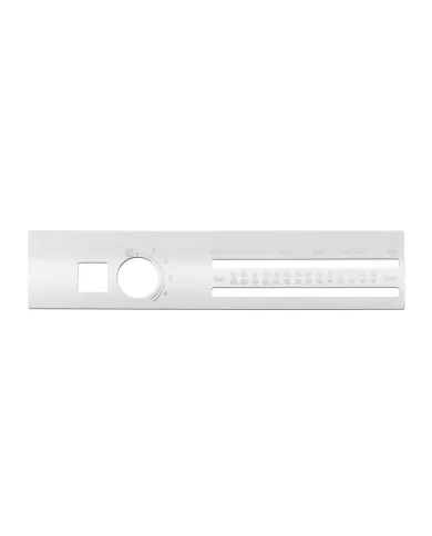 GG68403 - CR. PLASTIC HEATER BEZEL & SS PLATE W/SCREW FOR FLT