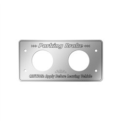 GG68620 - SS PARKING BRAKE SWITCH PLATE FOR KENWORTH