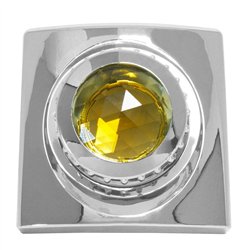 GG68990 - CR. PLASTIC SWIVEL MAP LIGHT COVER W/AMBER CRYSTAL