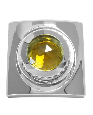 GG68990 - CR. PLASTIC SWIVEL MAP LIGHT COVER W/AMBER CRYSTAL