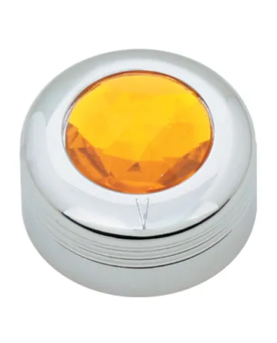 GG69030 - CR. PLASTIC A/C KNOB W/AMBER JEWEL FOR PETE 2005 UP