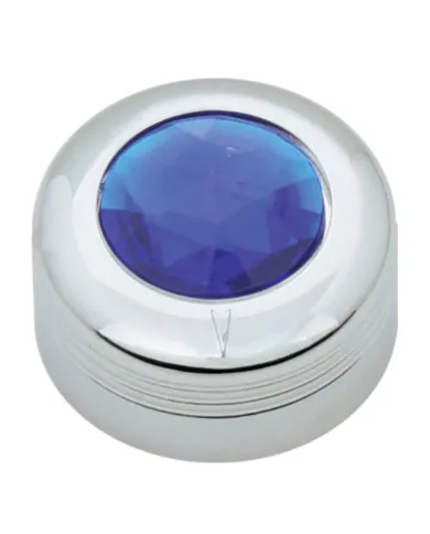 GG69031 - CR. PLASTIC A/C KNOB W/BLUE JEWEL FOR PETE 2005 UP