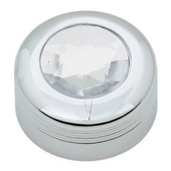 GG69032 - CR. PLASTIC A/C KNOB W/CLEAR JEWEL FOR PETE 2005 UP