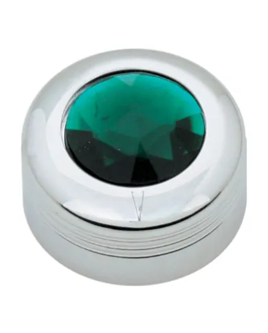 GG69033 - CR. PLASTIC A/C KNOB W/GREEN JEWEL FOR PETE 2005 UP
