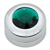GG69033 - CR. PLASTIC A/C KNOB W/GREEN JEWEL FOR PETE 2005 UP