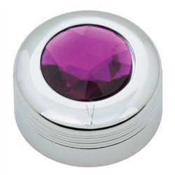 GG69034 - CR. PLASTIC A/C KNOB W/PURPLE JEWEL FOR PETE 2005 UP