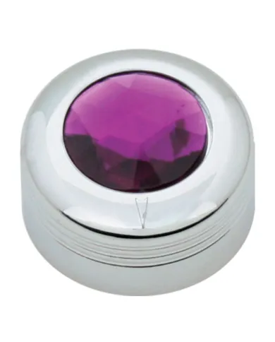 GG69034 - CR. PLASTIC A/C KNOB W/PURPLE JEWEL FOR PETE 2005 UP