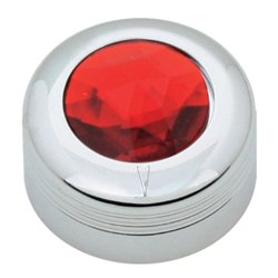 GG69035 - CR. PLASTIC A/C KNOB W/RED JEWEL FOR PETE 2005 UP