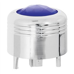GG69041 - CR. PLASTIC A/C KNOB W/BLUE JEWEL FOR PETE