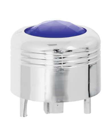 GG69041 - CR. PLASTIC A/C KNOB W/BLUE JEWEL FOR PETE