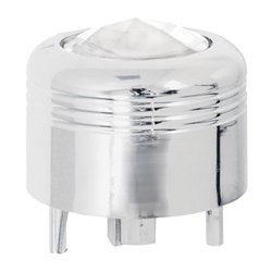 GG69042 - CR. PLASTIC A/C KNOB W/CLEAR JEWEL FOR PETE