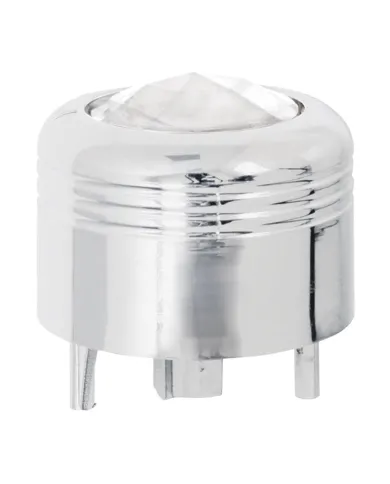 GG69042 - CR. PLASTIC A/C KNOB W/CLEAR JEWEL FOR PETE