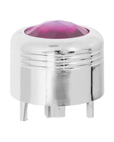 GG69044 - CR. PLASTIC A/C KNOB W/PURPLE JEWEL FOR PETE