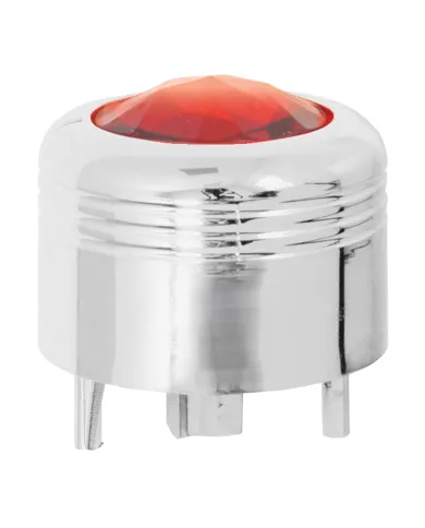 GG69045 - CR. PLASTIC A/C KNOB W/RED JEWEL FOR PETE