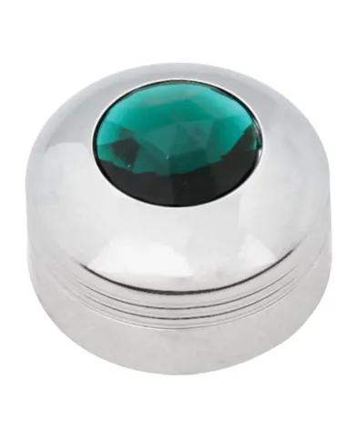 GG69053 - CR. PLASTIC A/C KNOB W/GREEN JEWEL FOR KW 2002 UP