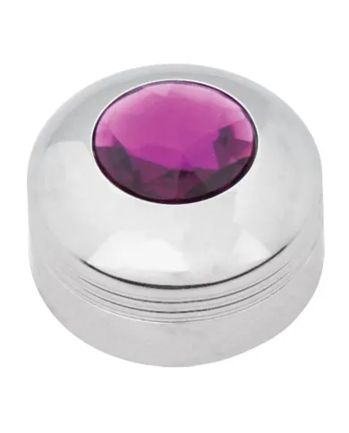 GG69054 - CR. PLASTIC A/C KNOB W/PURPLE JEWEL FOR KW 2002 UP