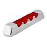 GG74812 - 4" RED/RED 4 LED LIGHT BAR W/CR. PLASTIC BEZEL COVER