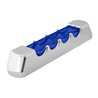 GG74815 - 4" BLUE/BLUE 4 LED LIGHT BAR W/CR. PLASTIC BEZEL COVER