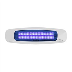 GG74845 - 5-3/4" RECT. PRIME BLUE/BLUE 4 LED INTERIOR SEALED LIGHT