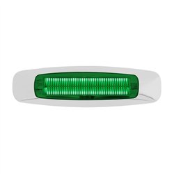 GG74846 - 5-3/4" RECT. PRIME GREEN/GREEN 4 LED INTERIOR SEALED LIGHT