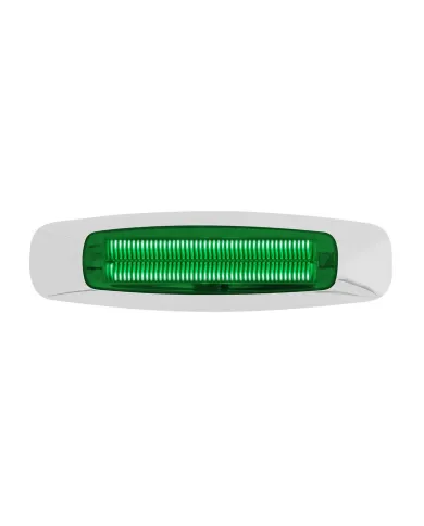 GG74846 - 5-3/4" RECT. PRIME GREEN/GREEN 4 LED INTERIOR SEALED LIGHT