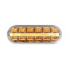 GG74851 - OVAL PRIME SPYDER AMBER/CLEAR 14 LED SEALED LIGHT